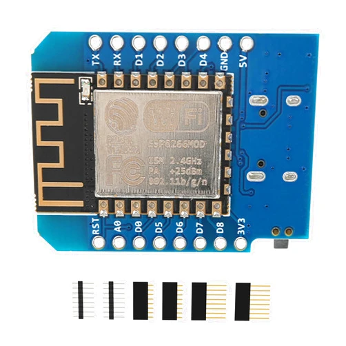 YEJMKJ ESP8266 ESP-12F Mini D1 Module Type-C USB WeMos NodeMcu Lua 4M Bytes WLAN WiFi Internet Development Board with Pin Headers Compatible with Arduino WeMos D1 Mini