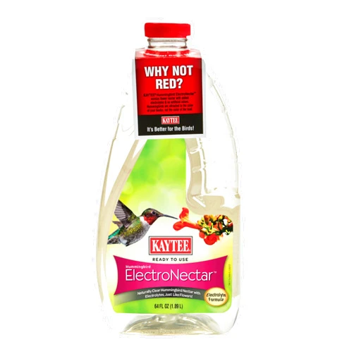 Kaytee Hummingbird ElectroNectar Wild Bird Food, Ready to Use, 64 Ounces