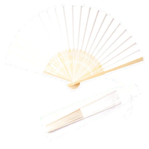 SL crafts 50pcs Imitated Silk Hand Fan Silk Fabric Bamboo Handheld Folded Fan Bridal Dancing Props Church Wedding Party Favors with Organza Bags (White)