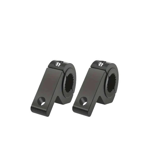 Generic 1/2/pcs Car Motorcycle Headlight Clamps Brackets Tube Clamp Kit Compatible With Truck Auto ATV Motorcycle Led Work Bar Lamp Mount