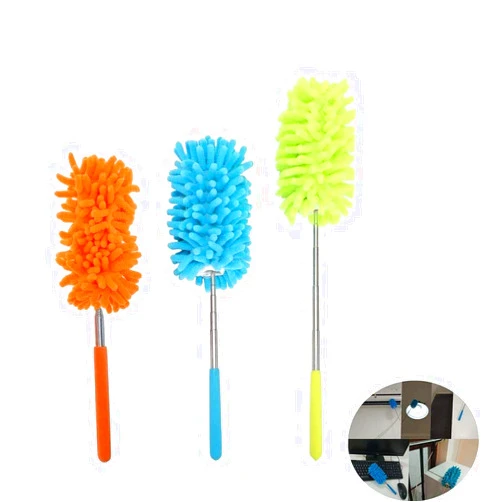 POLARHAWK 3 Pack Microfiber Duster, Ztent Washable Microfiber Extendable Duster Microfiber Hand Duster Cleaning Tool Dusting Brush for Home Office Car Computer