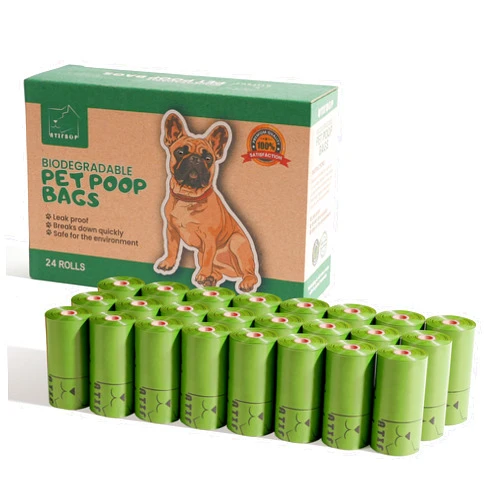 ATIFBOP Biodegradable Dog Poop Bags 360 Count Scented, Leak Proof and Extra Thick Waste Bag Refill (Scented)
