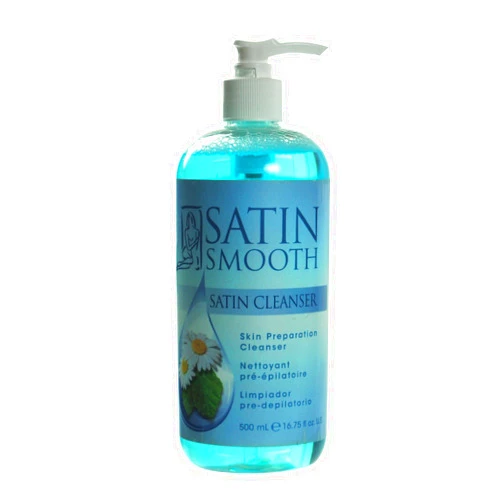 Satin Smooth Satin Cleanser Skin Preparation Cleanse 16.9 fl oz / 500 mL
