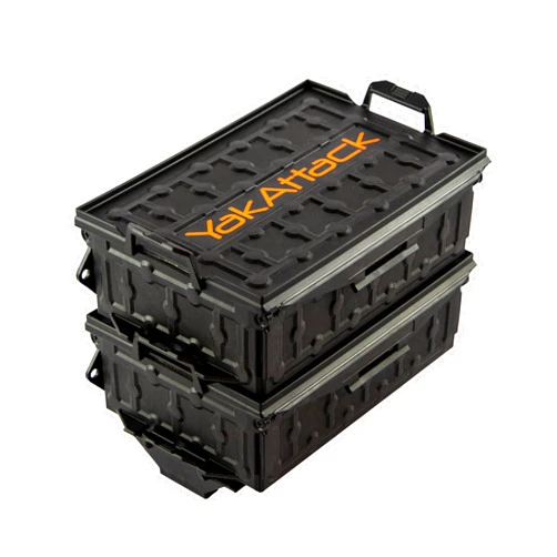YakAttack TracPak Stacking Fishing Gear Storage Box System | Kayak Fishing Accessories