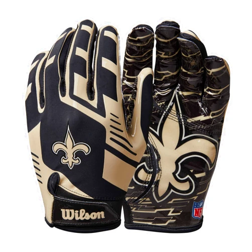 WILSON NFL Stretch Fit Football Gloves – Youth and Adult Sizes