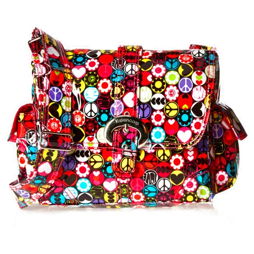 Kalencom Midi Coated Diaper Buckle Bag, Woodstock
