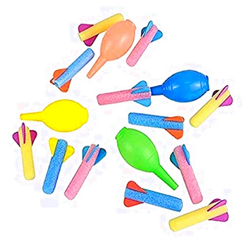 Rhode Island Novelty 3.5 Inch Foam Rocket Launcher One Dozen Per Order