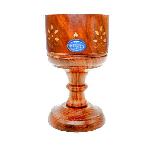 Sogra Wooden Loban dani oudh Incense Burner and dhoop dani | kapur defusers for Home samrani dhoopam Stand 6 inches x 3.5 inches