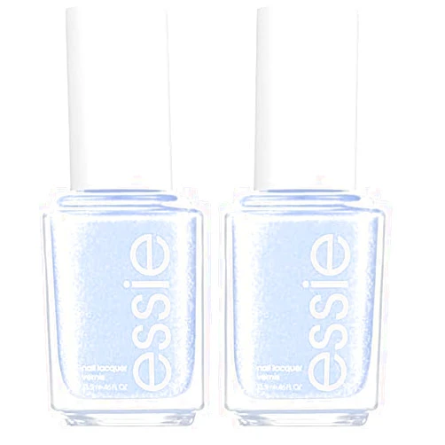 essie Salon-Quality Nail Polish, 8-Free Vegan, Cornflower Blue, Bikini So Teeny, 0.46 fl oz (Pack of 2)