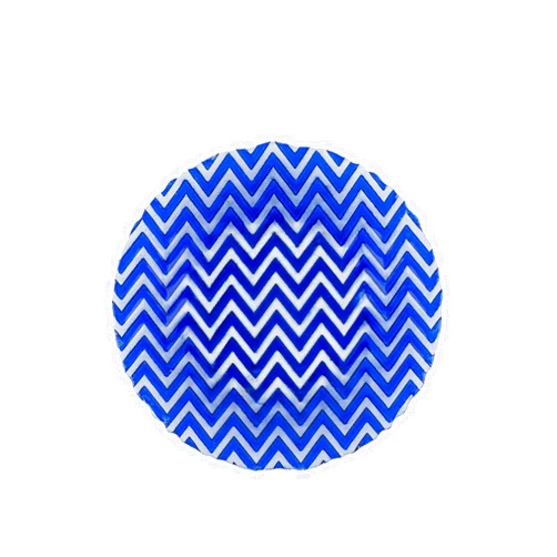 Shiraleah Chevron Salad Plate, 8.5