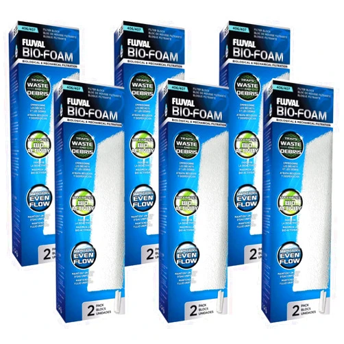 Fluval Foam Filter Block A226 - For 404/405/406 12-Pack - Retail OEM
