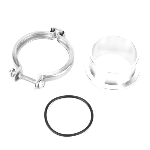 ANKROYU Compressor VBand Flange, Exhaust V Band Clamp, Turbo Compressor V Band Flange Clamp Fits for Holset HX35 HX35W HX40W