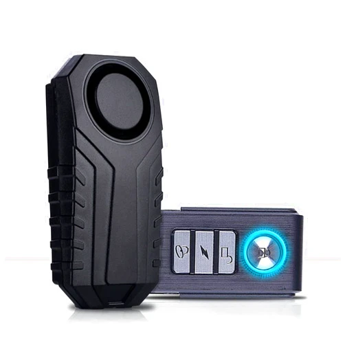 HENDUN Upgraded Bike Alarm Waterproof with Remote, Electric Bicycle Door Burglar Alarm,eBike Anti Theft 113dB Loud, Adjustable Sensitivity, Scooter Accessories Vibration Sensors