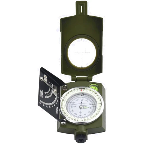 Ngokhing Waterproof Shockproof Military Compass for Hiking, Climbing, Biking, Exploring, Outdoor Activities