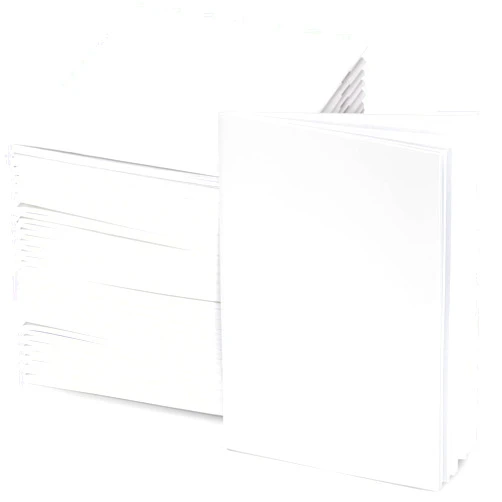 Paper Junkie 24 Pack Unlined Journals Notebooks, Blank Books for Kids To Write Stories for Students, Teachers (White, 4.3x5.5 In)