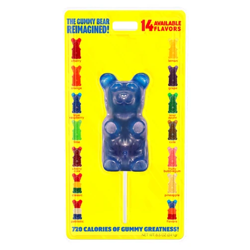 GGB Candies The Original Giant Gummy Bears!™ from GGB Candies (Blue Raspberry, 8 Ounce)