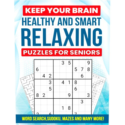 STEPHAN ZIMMERMANN Keep your brain healthy and smart: Relaxing Puzzles for Seniors