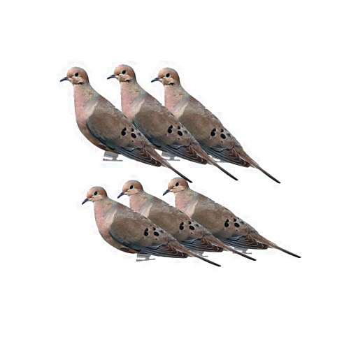 Banded GHG Decoy Systems Pro-Grade Mourning Dove Silhouette Decoys with Clips