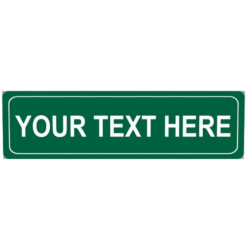 BuildASign Personalized Custom Street Sign – Aluminum Road Sign for Bedroom, Game Room, Man Cave, Garage or Playroom Decor, Weather-Proof & UV Fade Resistant (5