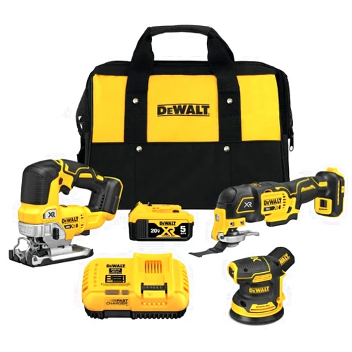DEWALT 20V MAX Power Tool Combo Kit, Cordless Woodworking 3-Tool Set with 5ah Battery and Charger (DCK300P1)