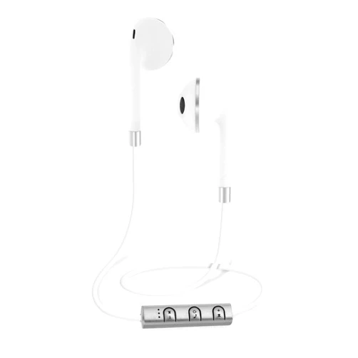SENTRY Bluetooth® Wireless Stereo Earbuds with Mic -White