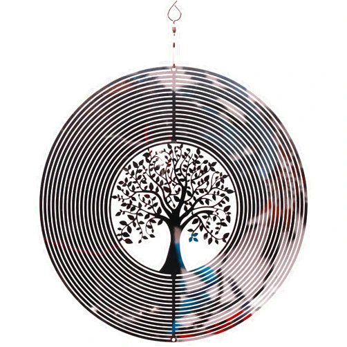 SPRING SONG Wind Spinner 3D Stainless Steel Indoor Outdoor 10