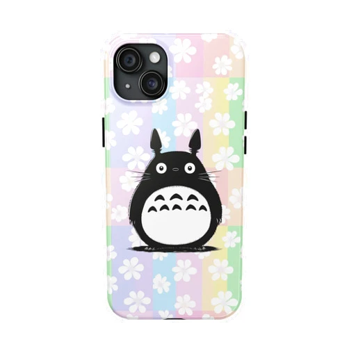 GENERIC Tough Phone Case for Totoro Studio Ghibli Fans | Kawaii Ghibli Gift | Anime Phone Case for Collectors
