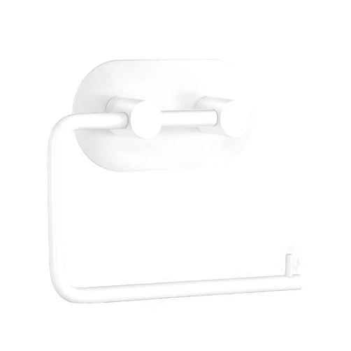 SMEDBO Beslagsboden Wall Mounted Toilet Paper Holder Finish: White Matte Stainless Steel