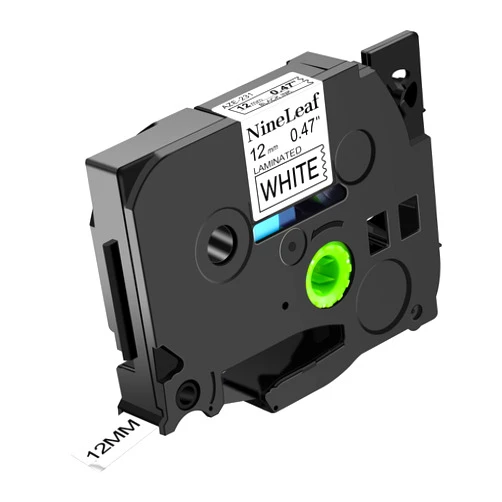 Nineleaf 1 Pack Compatible for Brother P-Touch Standard Laminated TZe TZ TZe-231 TZ231 TZe231 Label Tape Cartridge 0.47 inches 26.2ft (12mm/8m) (TZe-231 Black on White)