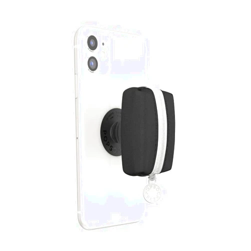 PopSockets: PopGrip Expanding Stand and Grip with a Swappable Top for Phones & Tablets - (Pocket Black)