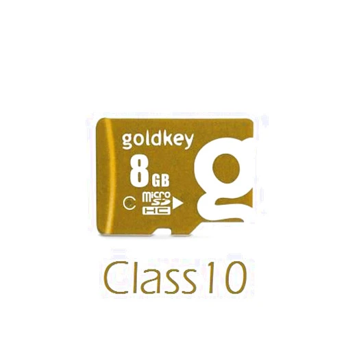 Goldkey Micro SD 8 GB Class 10 with Adapter