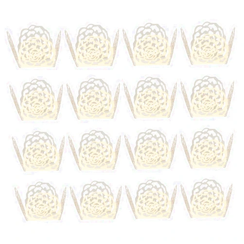 VINTORKY Chocolate Wrapper Holder Paper Truffle Cup 50pcs chocolate tray mini baking cup muffin holders chocolate truffle wrapper truffle chocolate case Square Truffle Cup