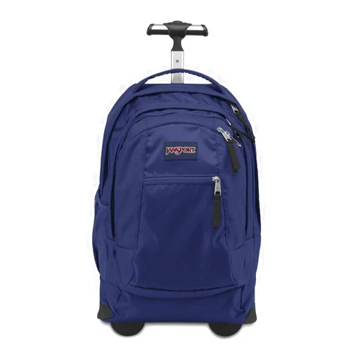 JanSport, Driver 8 Rolling Backpack - Navy, One Size.