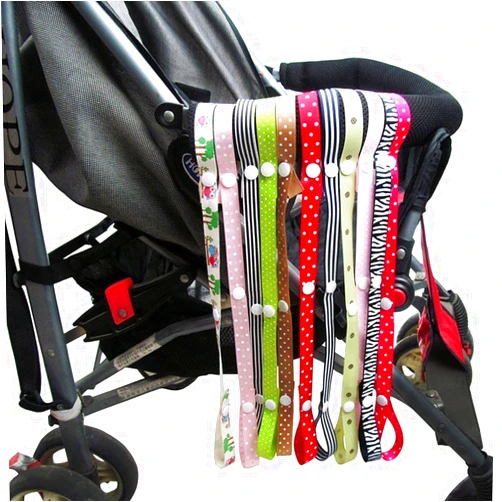 Evwoge 10pcs Baby Sippy Cup Strap Pacifier Clip Holder Stroller Hanging Toys Organizer Leash Anti-Drop Water Bottles Belt (10 Colors)
