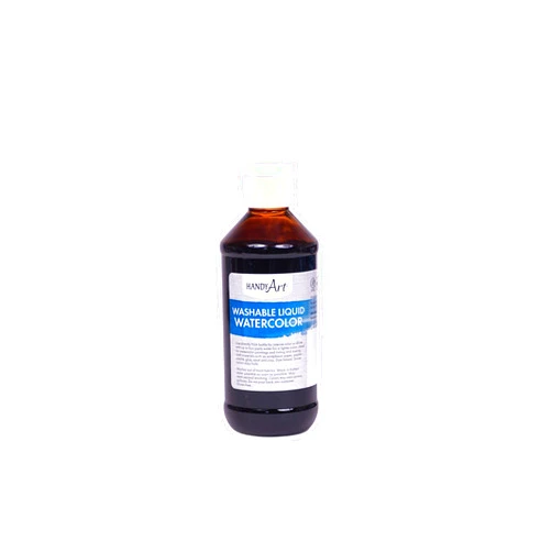 Handy Art Washable Liquid Watercolor 8 ounce, Brown