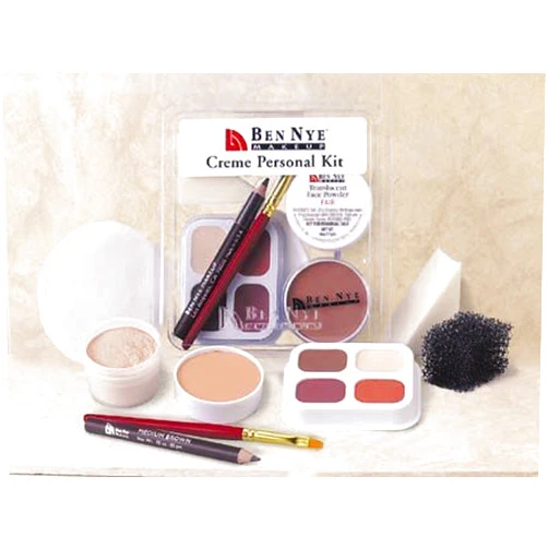 Ben Nye Theatrical Creme Personal Kit - OLIVE : LIGHT MEDIUM PK-3