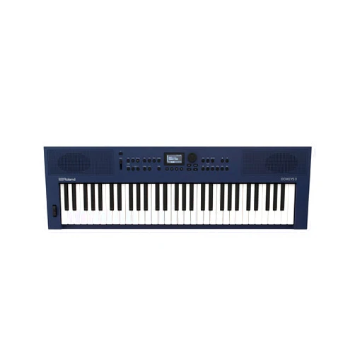 Roland GO:KEYS 3 Music Creation Keyboard | 61-Note Keyboard | Built-In Stereo Speakers | Bluetooth Audio/MIDI Support for Music Streaming - Midnight Blue