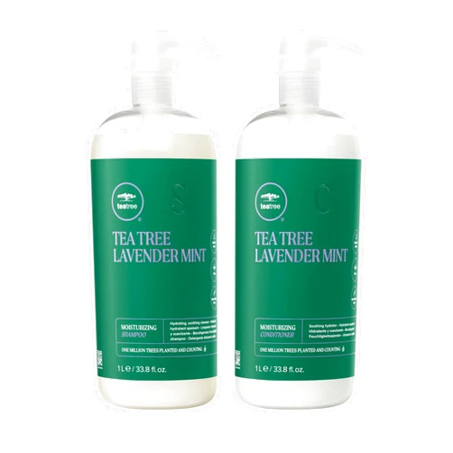 Paul Mitchell Tea Tree Lavender Mint Moisturizing Shampoo, Hydrates + Soothes, For Coarse + Dry Hair