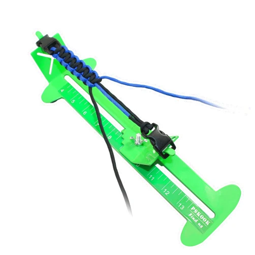 POWER PARACORD KOKKOYA Paracord Jig Adjustable Length Paracord Jig Bracelet Maker Kit Metal Weaving DIY Craft Paracord Maker Tool 4