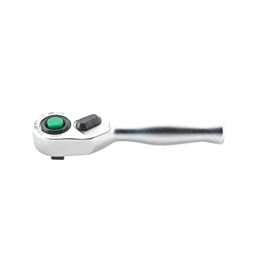 Stahlwille 11111050 1/4-Inch Drive (6.3 mm) Mini QuickRelease Ratchet, 80-Tooth, Reversible, Fine Tooth, Comes with Steel Handle and Quick-Release Safety Lock, For Use in Confined Spaces, L. 90 mm