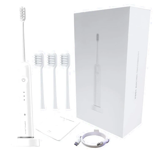 THISONG Electric Toothbrush, Oscillation & Vibration Sonic Electric Toothbrush for Adults with 3 Brush Heads Rechargeable Travel Toothbrush