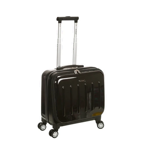 Rockland Revolution Hardside Rolling Computer Case, Black, Carry-On 17-Inch