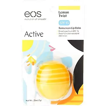 EOS Lip Balm SPF 15 Lemon Twist - Pack of 3