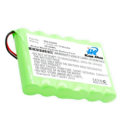 KH KAM HUA 300-03866, LCP500-4B Battery for Honeywell 300-03866, LCP500-4B, LYNXRCHKIT-SHA, OSA214, (7.2V, 3700mAh Ni-NH Battery Pack),