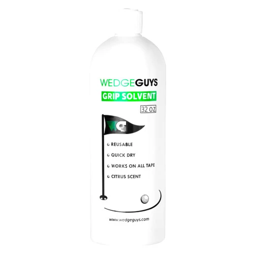 Wedge Guys Professional Golf Grip Tape Solvent for Regripping Golf Clubs | Golf Grip Solvent Solution for Easy Regripping and Golf Club Repair |
