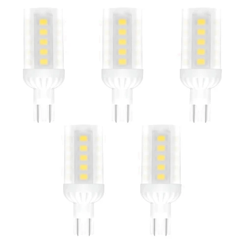 Cheopha 921 912 T5 T10 Wedge Base 12V LED Bulbs 4W Cool White 6000K for Outdoor Landscape Lighting, Path Step Deck, RV Camper Trailer Motorhome 5th Wheel Marine Boat Dome - Pack of 5
