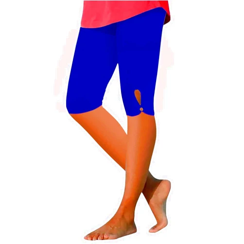 Generic Yoga Pants for Women Capris High Waist Leggings Yoga Quarter Pants Lightweight and Comfortable Quarter Pants Solid