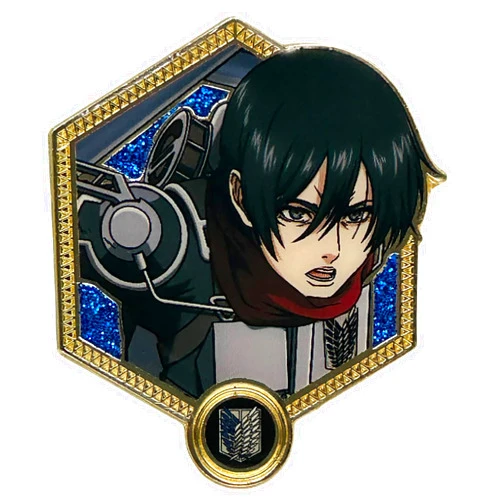 Zen Monkey Studios Golden Series 2: Final Season Mikasa Ackerman - Attack on Titan Collectible Enamel Pin