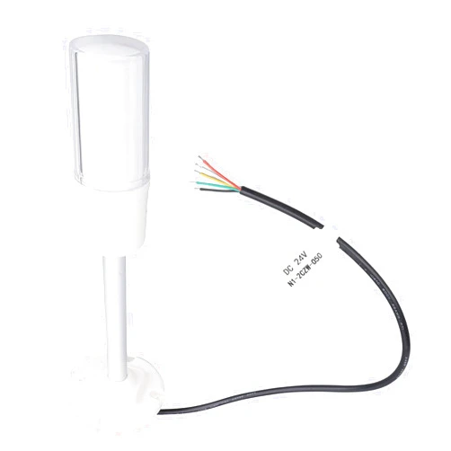 Aqxreight Industrial Warning Light LED High Brightness 3 Color DC24V 85dB High Frequency Straight Tower Light for Mechanical Equipment Light Source It ADO Industrial Warning