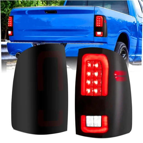CNYGO LED Tail Light Assembly Compatible with 2009 2010 2011 2012 2013 2014 2015 2016 2017 2018 Dodge RAM 1500, 2010-2018 Ram 2500/3500 Rear Taillight Brake Lamp Replacement